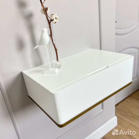 Тумба подвесная белая Bianko