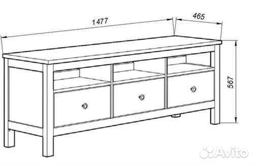 Тумба под тв, Хемнэс/Кантри, Икеа, новая