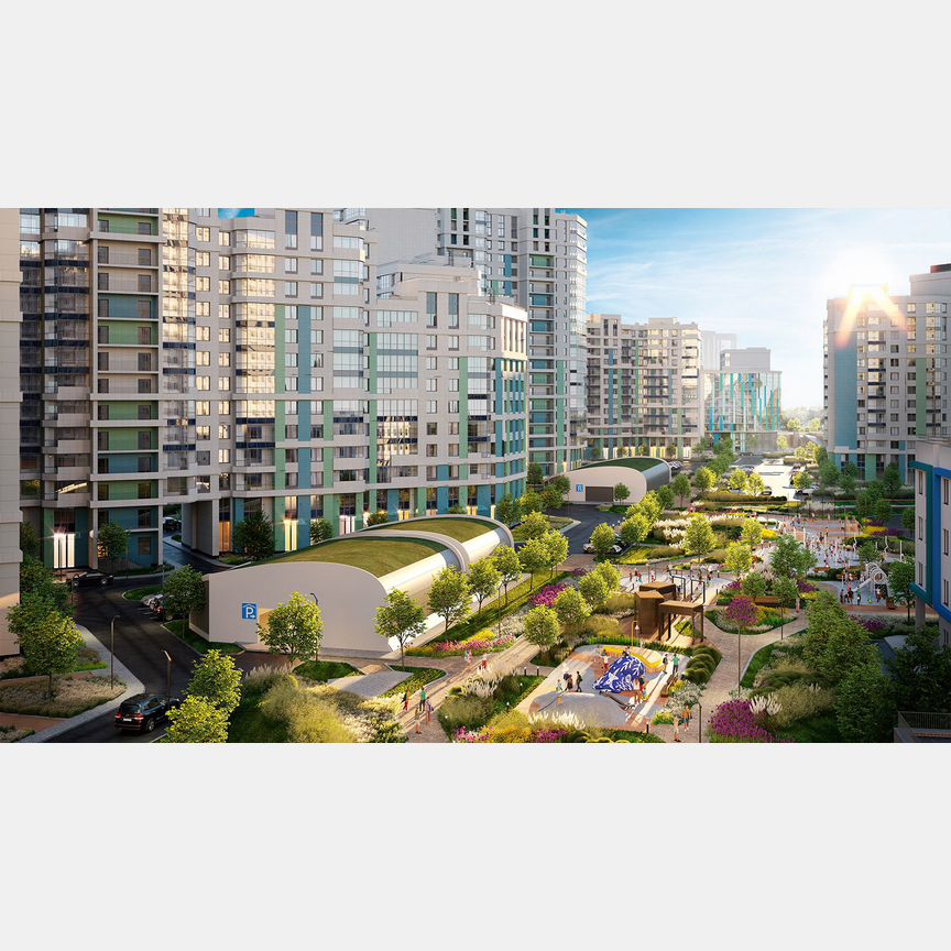 2-к. квартира, 66 м², 2/20 эт.