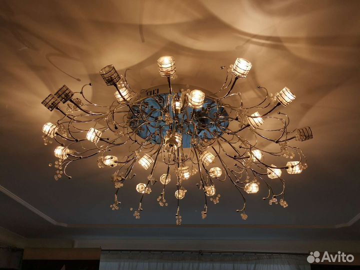Люстра потолочная бу