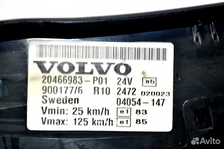 Панель приборов volvo FH12 2-seeria (01.02)