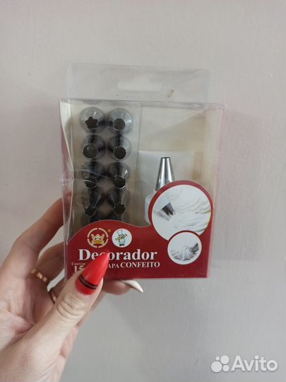 Кондитерский мешок с насадками