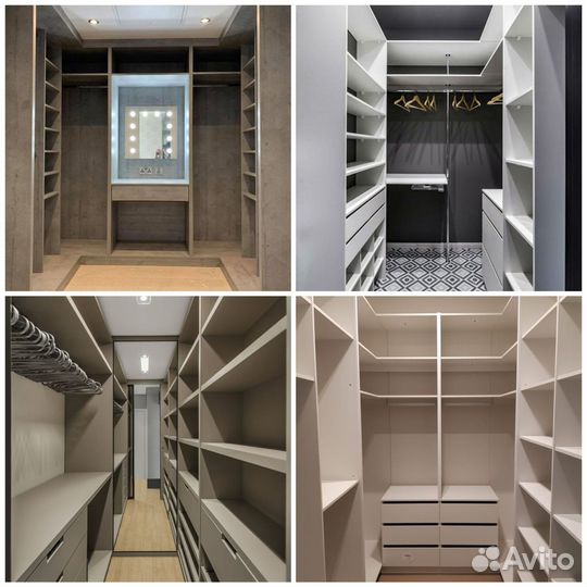 Гардеробная на заказ от производителя