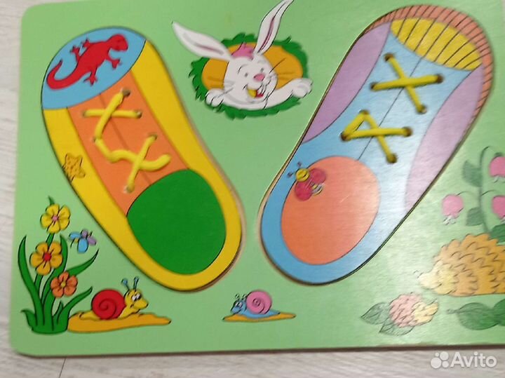 Деревянные игрушки пакетом