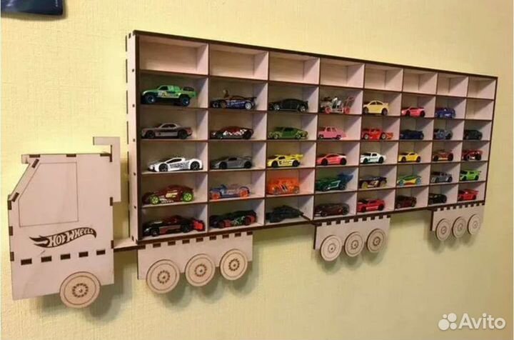 Полка кейс для машинок Hot wheels