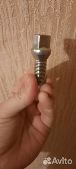 Болты для колёс 14x1.5 53/28 конус 17мм цинк