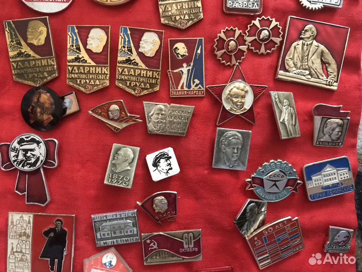 Значки Ленин, влксм, кпсс, СССР