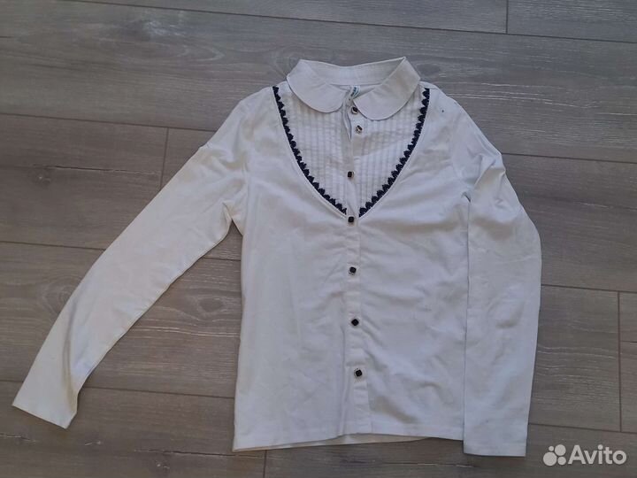 Блузка школьная для девочки рубашка