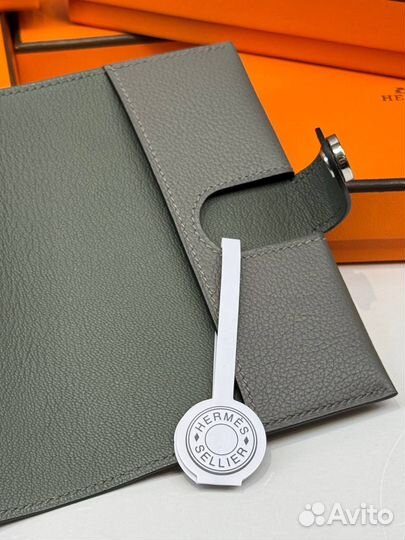 Обложка на паспорт Hermes R.M.S серая