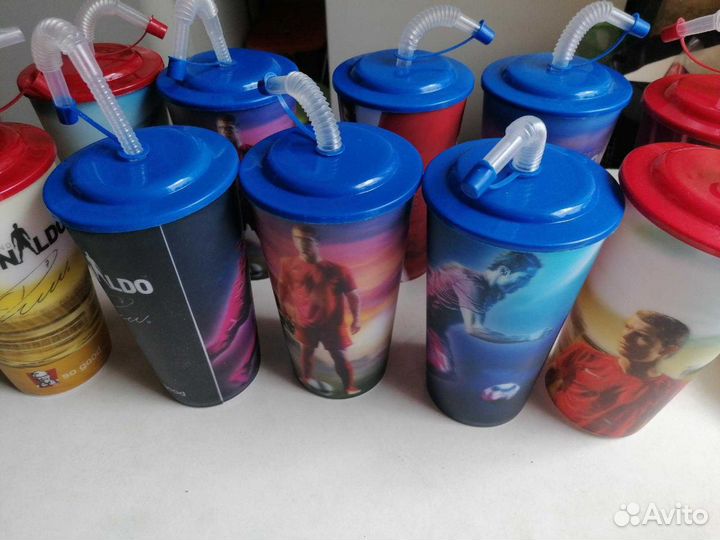 Стаканы KFC Криштиан Роналдо 3D новые