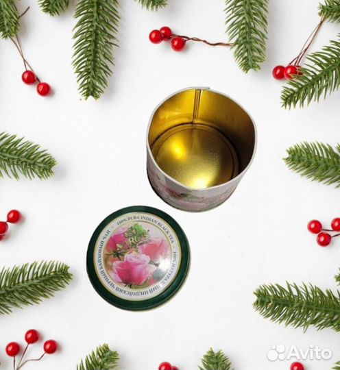 Жестяная банка из под чая