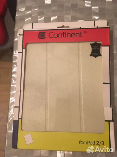 Чехол-книжка для iPad 2,3 Continent IP-39WT (кожа)