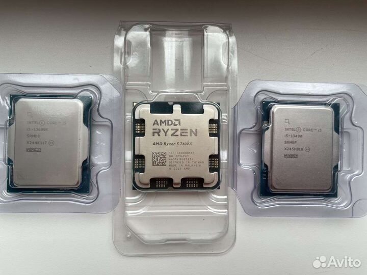Процессор Ryzen 5 7600x, 5700x, i5 12400f 12600kf
