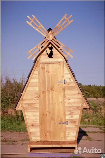 Дачный туалет с установкой