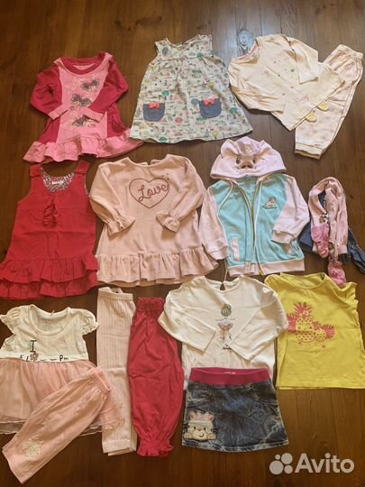 Вещи пакетом на девочку 92-98