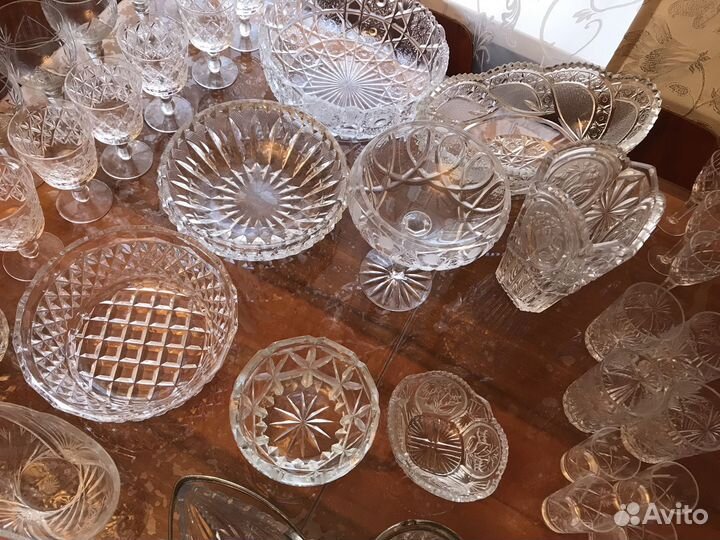 Большой хрустальный сервиз СССР