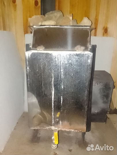 Печь для бани с баком