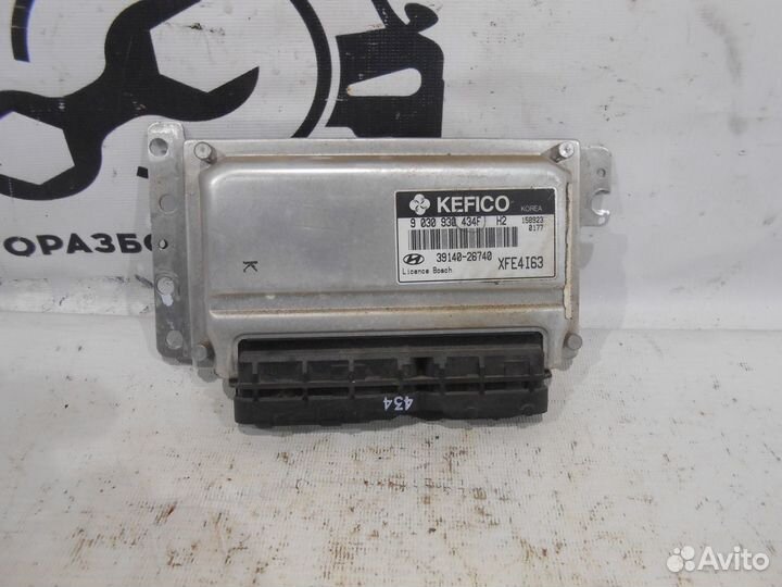 Эбу Hyundai Elantra XD 1.6l МКПП