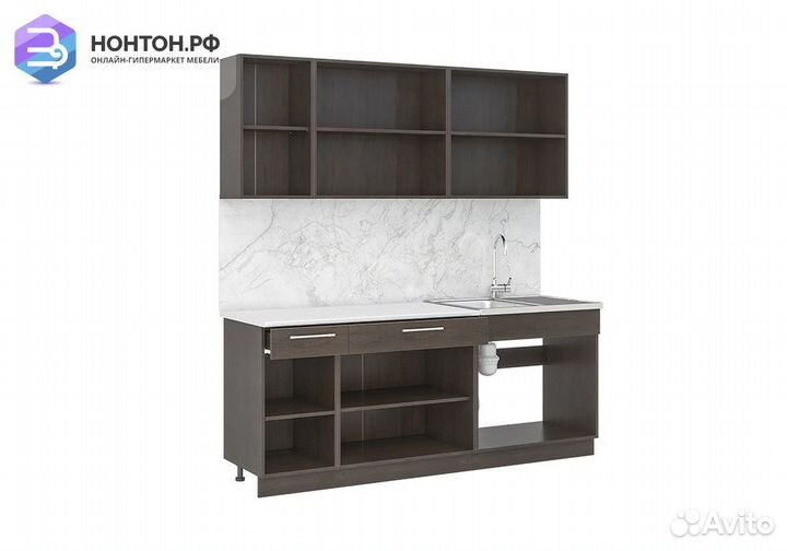 Кухня Маша 2.0 м венге / дуб сакраменто