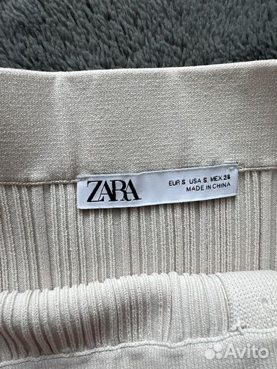 Юбка миди трикотажная Zara