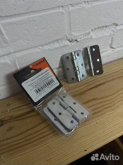 Петля мебельная никель 4шт