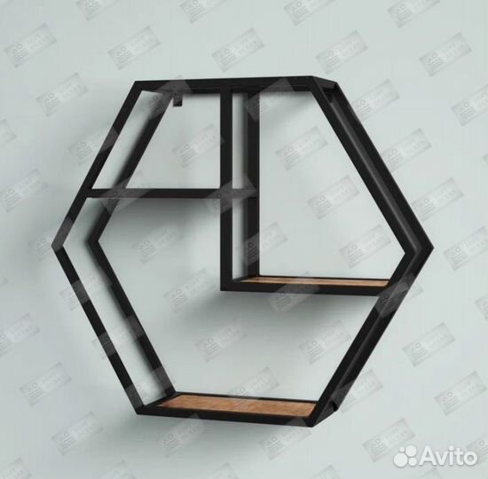 Полка в стиле лофт «Грамотон»