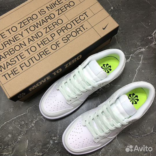 Кроссовки женские Nike Dunk Low White Mint