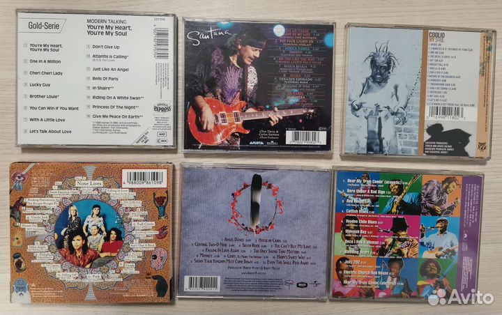 Коллекция фирменных CD дисков 1 лотом