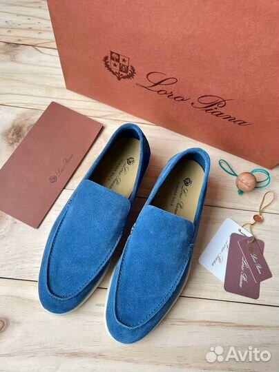 Лоферы Loro Piana син