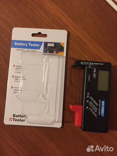 Тестер батареек новый
