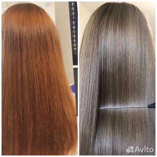 Окрашивание волос, смывка, выход из черного