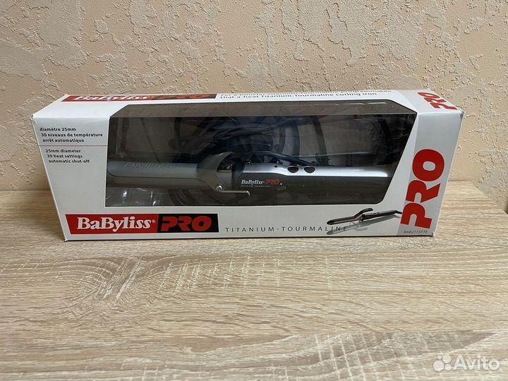 Щипцы плойка для укладки волос Babyliss Pro 25мм