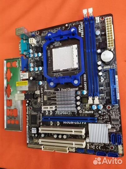 Материнская плата Asrock 960-Gs3 Fx на Am3+