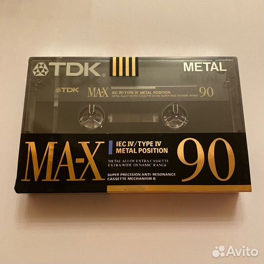 Аудиокассеты TDK MA-X 60, 90