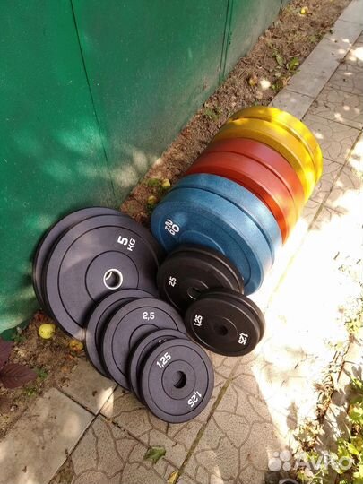 Блины бамперные (от 1,25 до 50 кг)