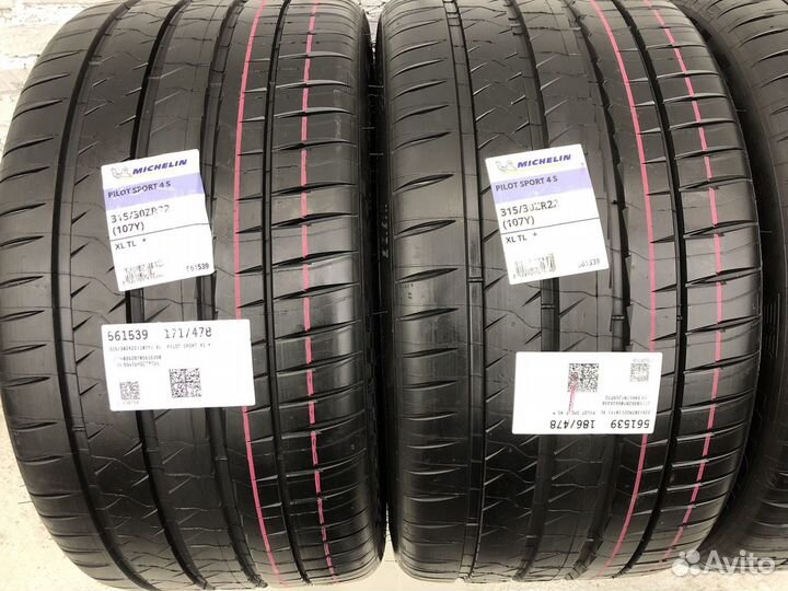 Michelin Pilot Sport 4 S 315/30 R22 107Y