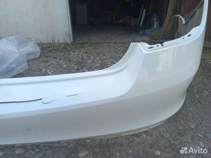 Задний бампер шкода рапид 2019 год