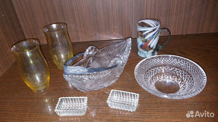 Стеклянная и керамическая посуда периода СССР