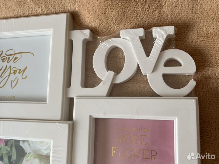 Фоторамка на 5 фото. 54х30 см