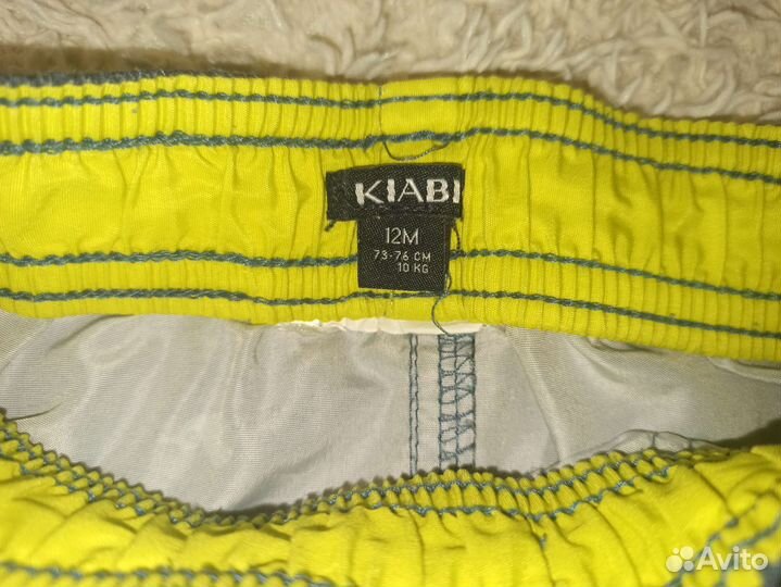 Шорты- плавки kiabi 4-12 мес