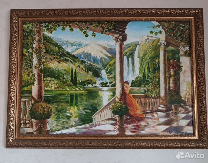 Картина, Девушка в солнечном платье