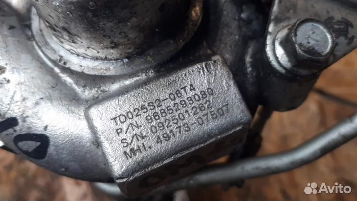 Турбина Peugeot 308 2007-2015