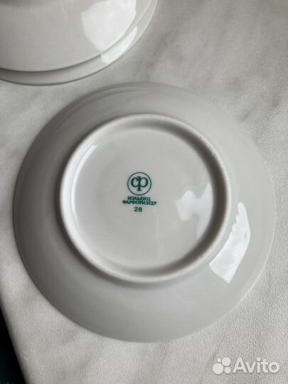 Тарелка блюдце Кольдиц фарфор ГДР СССР