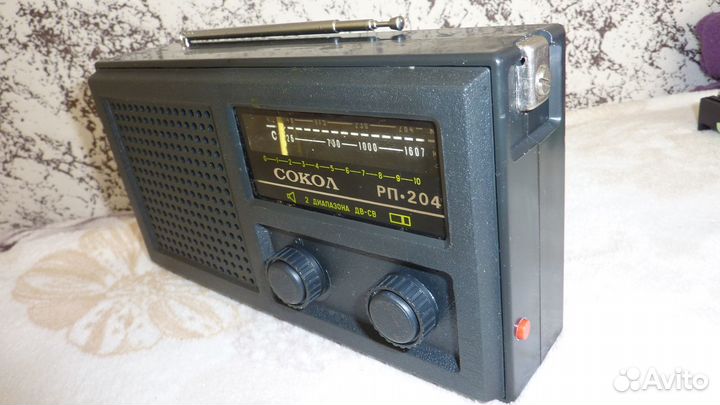 Ретро приемник Сокол 204фм (кт0936)