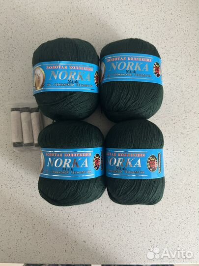 Пряжа пух норки