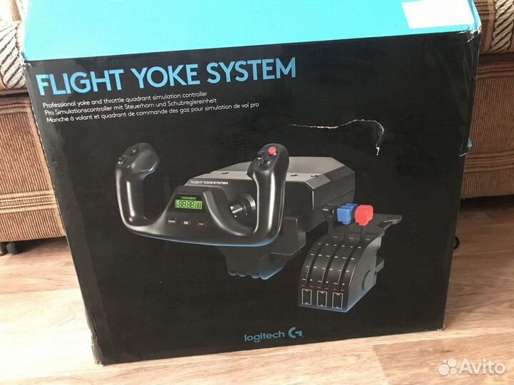 Комплект Logitech G Flight Yoke System с руд