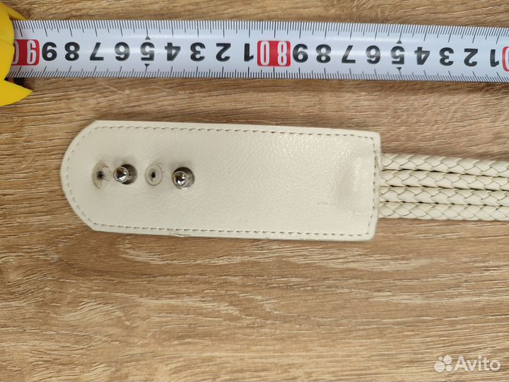 Женский белый ремень