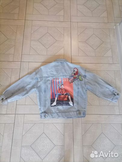 Джинсовка для девочки р-р130