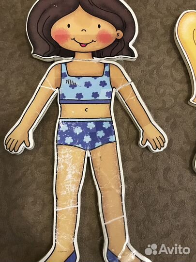 Набор Куколок с одеждой на магнитах ELC