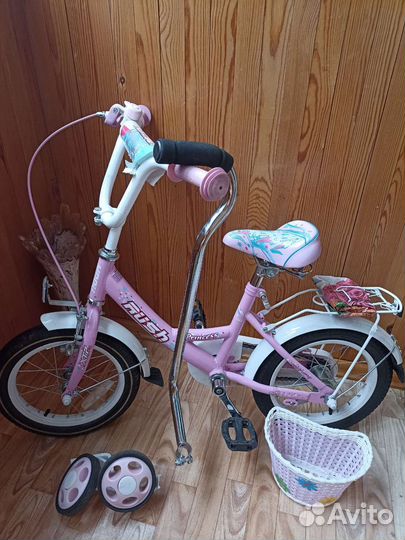 Детский велосипед с ручкой бу